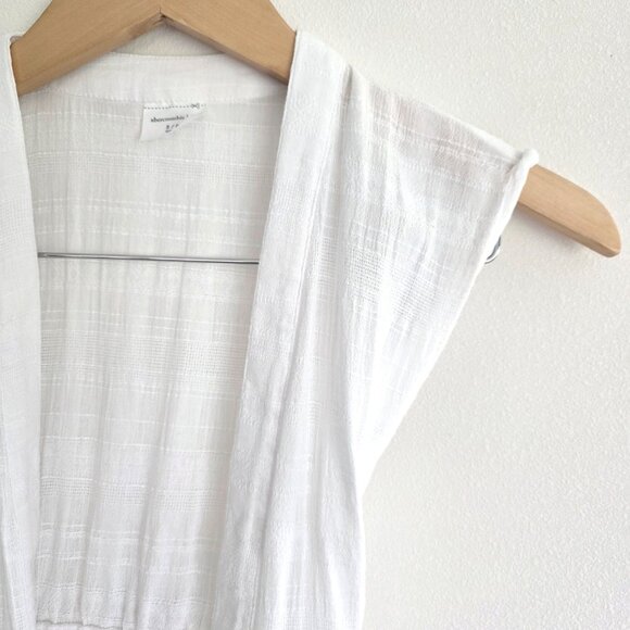 Abercrombie Kids Girls Dress & Duster Bundle Classic Black & White Stripes - Picture 10 of 16